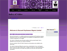 Tablet Screenshot of discountdrycleanersltd.com